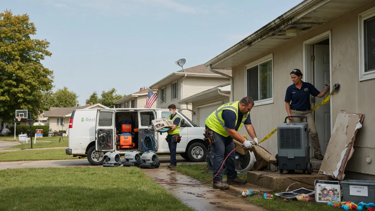 Water Damage Restoration in Monee, IL near me